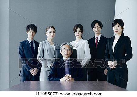 Japanese businesspeople View Large Photo Image Stock Photo - Japanese businesspeople. Fotosearch