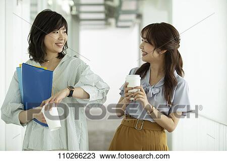 Japanese businesswomen in the office View Large Photo Image Stock Image - Japanese businesswomen in the office. Fotosearch