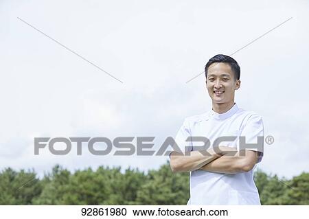 Japanese caretaker View Large Photo Image Stock Image - Japanese caretaker. Fotosearch