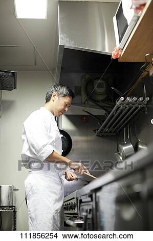 Japanese chef View Large Photo Image Picture - Japanese chef. Fotosearch