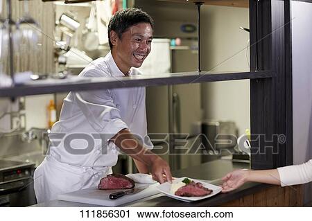Japanese chef View Large Photo Image Stock Image - Japanese chef. Fotosearch