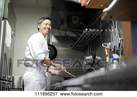 Japanese chef View Large Photo Image Stock Photo - Japanese chef. Fotosearch