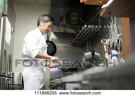 Japanese chef View Large Photo Image Stock Photography - Japanese chef. Fotosearch