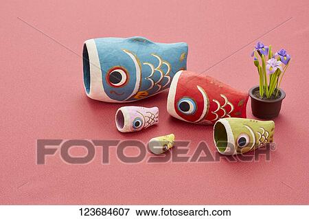 Stock Photo - Japanese children day accessories. Fotosearch