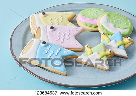 Japanese children day cookies View Large Photo Image Stock Photo - Japanese children day cookies. Fotosearch