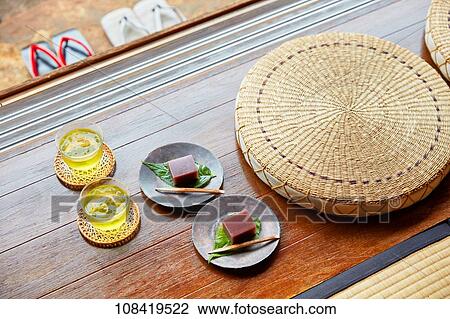 Stock Image - Japanese confectionery. Fotosearch