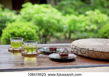 Stock Image - Japanese confectionery. Fotosearch