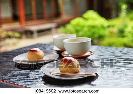 Stock Image - Japanese confectionery. Fotosearch