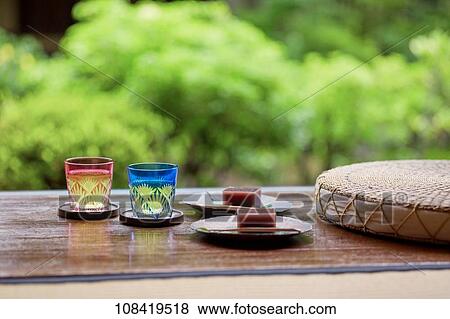 Stock Photo - Japanese confectionery. Fotosearch