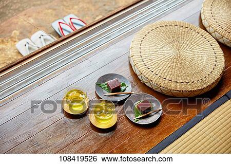Stock Photograph - Japanese confectionery. Fotosearch