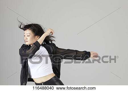 Stock Image - Japanese dancer. Fotosearch