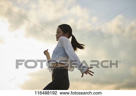Stock Image - Japanese dancer. Fotosearch