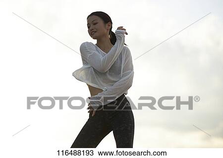 Stock Image - Japanese dancer. Fotosearch