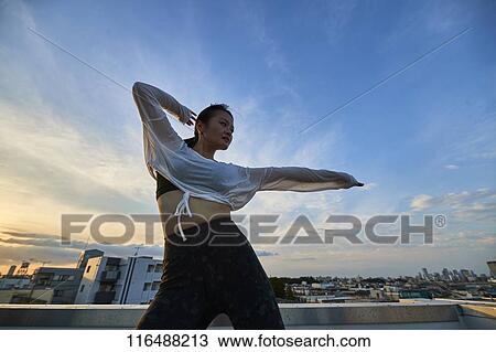 Stock Image - Japanese dancer. Fotosearch
