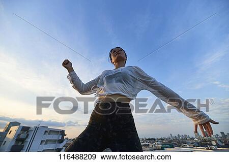 Stock Photo - Japanese dancer. Fotosearch