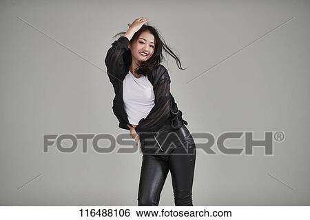 Stock Photograph - Japanese dancer. Fotosearch