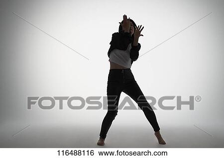 Stock Photograph - Japanese dancer. Fotosearch