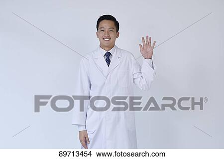 Picture - Japanese doctor. Fotosearch