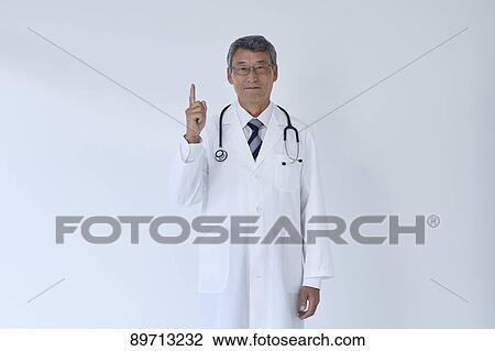 Stock Image - Japanese doctor. Fotosearch
