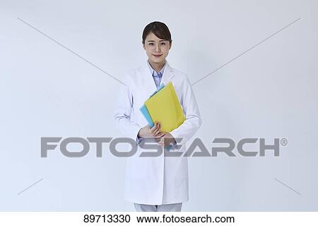 Stock Image - Japanese doctor. Fotosearch