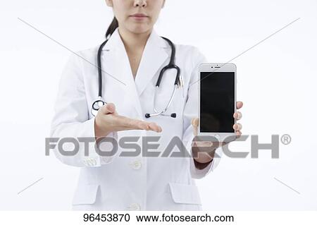 Stock Image - Japanese doctor. Fotosearch