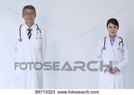 Stock Image - Japanese doctors. Fotosearch