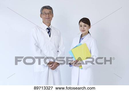 Stock Photo - Japanese doctors. Fotosearch