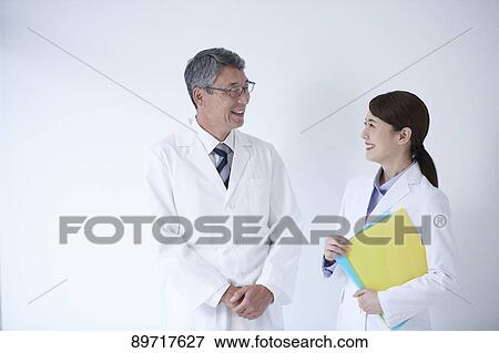 Stock Photo - Japanese doctors. Fotosearch
