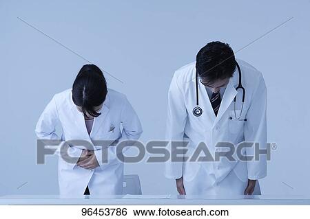 Stock Photograph - Japanese doctors. Fotosearch