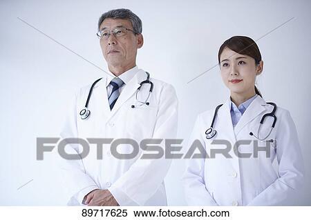 Stock Photography - Japanese doctors. Fotosearch