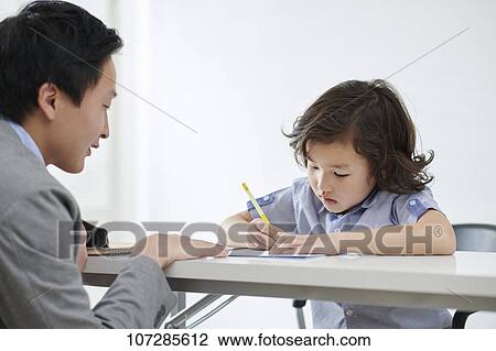 Japanese elementary school kid with teacher View Large Photo Image Stock Image - Japanese elementary school kid with teacher. Fotosearch