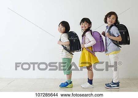 Japanese elementary school kids View Large Photo Image Picture - Japanese elementary school kids. Fotosearch