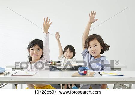 Japanese elementary school kids View Large Photo Image Stock Photo - Japanese elementary school kids. Fotosearch