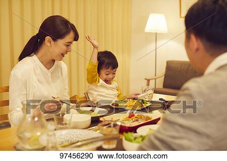 Japanese family at home View Large Photo Image Stock Image - Japanese family at home. Fotosearch