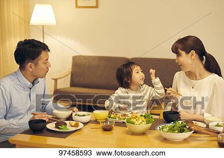 Japanese family at home View Large Photo Image Stock Image - Japanese family at home. Fotosearch