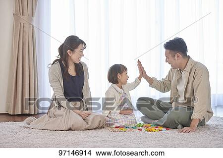 Japanese family View Large Photo Image Picture - Japanese family. Fotosearch