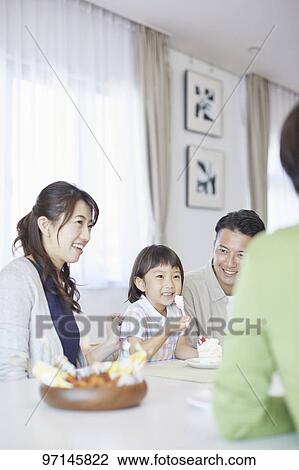 Japanese family View Large Photo Image Stock Image - Japanese family. Fotosearch
