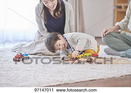 Japanese family View Large Photo Image Stock Image - Japanese family. Fotosearch