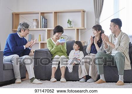Japanese family View Large Photo Image Stock Image - Japanese family. Fotosearch