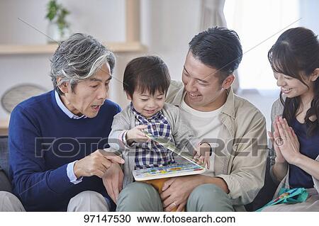 Japanese family View Large Photo Image Stock Image - Japanese family. Fotosearch