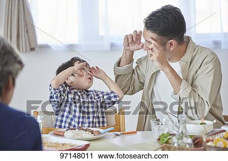 Japanese family View Large Photo Image Stock Image - Japanese family. Fotosearch