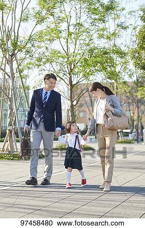 Japanese family View Large Photo Image Stock Image - Japanese family. Fotosearch