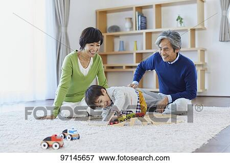 Japanese family View Large Photo Image Stock Photo - Japanese family. Fotosearch