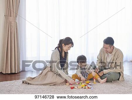 Japanese family View Large Photo Image Stock Photo - Japanese family. Fotosearch