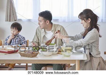 Stock Photo - Japanese family. Fotosearch