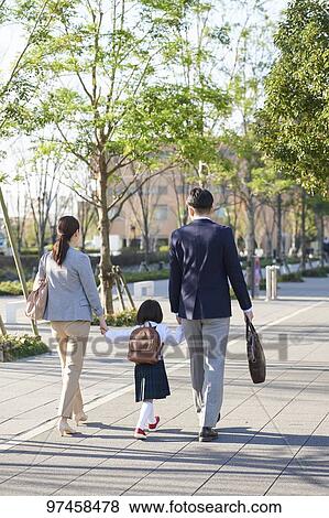 Japanese family View Large Photo Image Stock Photo - Japanese family. Fotosearch