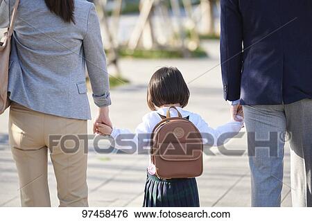 Stock Photograph - Japanese family. Fotosearch
