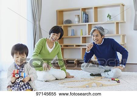 Japanese family View Large Photo Image Stock Photography - Japanese family. Fotosearch
