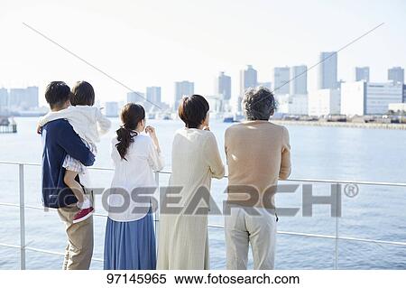 Japanese family View Large Photo Image Stock Photography - Japanese family. Fotosearch