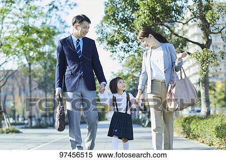 Japanese family View Large Photo Image Stock Photography - Japanese family. Fotosearch